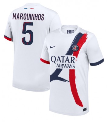 Paris Saint-Germain Marquinhos #5 Segunda Equipación 2024-25 Manga Corta